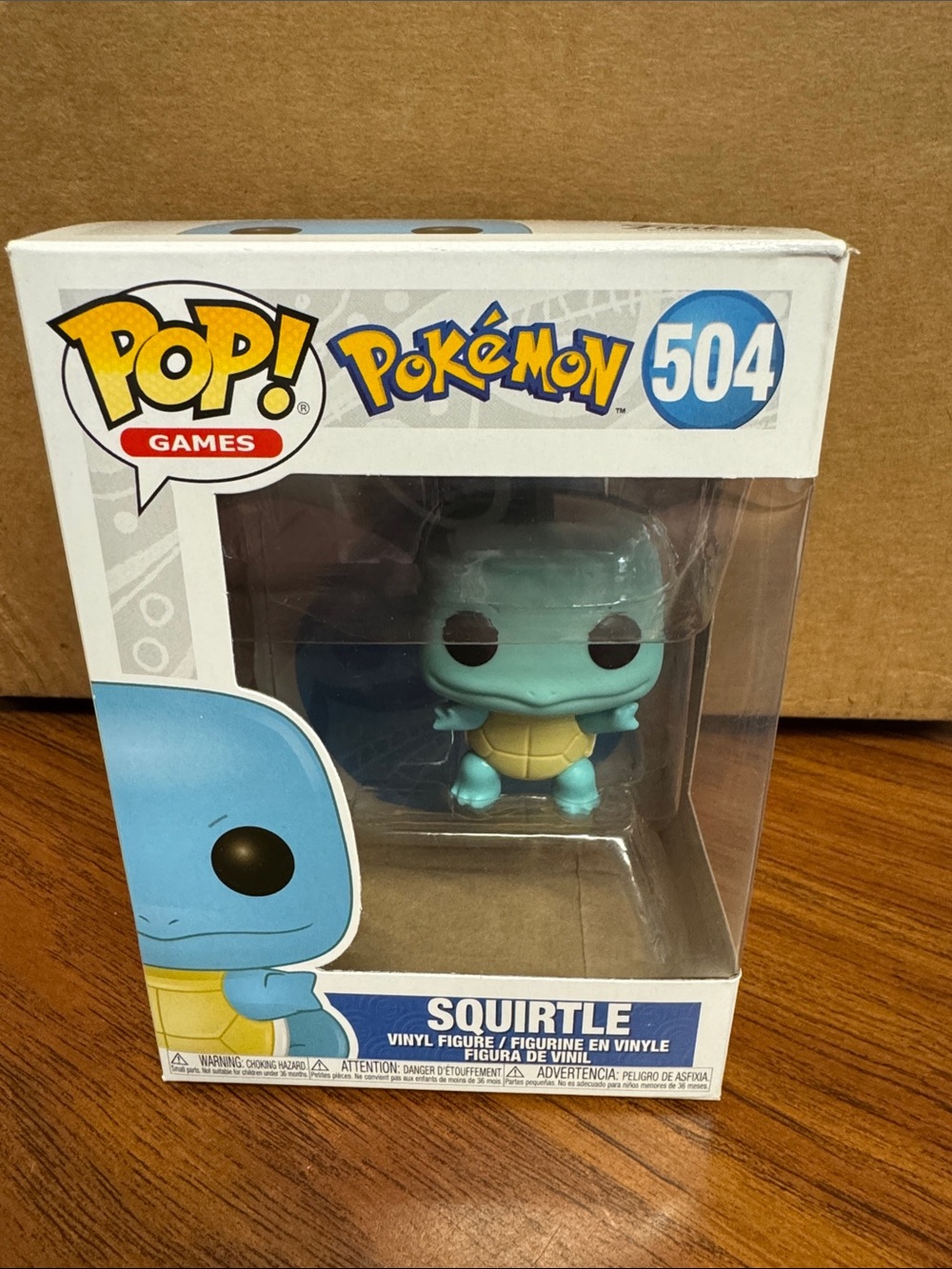 Funko Pop! Squirtle Vinyl Figure - Light Blue and Yellow